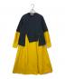 ENFOLD（エンフォルド）の古着「クラッシック天竺 T SHIRTレイヤードDRESS」｜ネイビー×イエロー