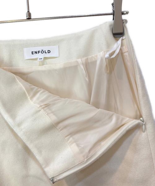 ENFOLD（エンフォルド）ENFOLD (エンフォルド) REVER-SKIRT アイボリー サイズ:38の古着・服飾アイテム
