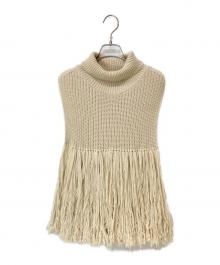 HYKE（ハイク）の古着「ニットベスト」｜ベージュ