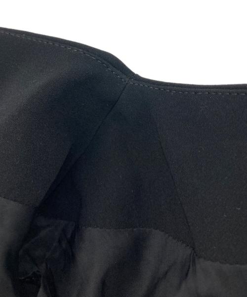 ENFOLD（エンフォルド）ENFOLD (エンフォルド) アシンメトリータックフレアワンピース ブラック サイズ:38の古着・服飾アイテム