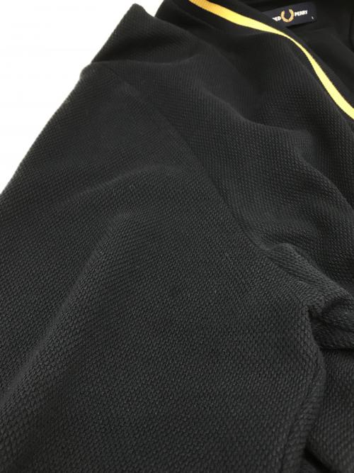 FRED PERRY（フレッドペリー）FRED PERRY (フレッドペリー) TIPPED PIQUE TEXTURE CARDIGAN ネイビー サイズ:Lの古着・服飾アイテム