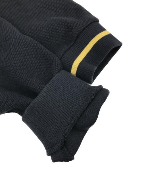 FRED PERRY（フレッドペリー）FRED PERRY (フレッドペリー) TIPPED PIQUE TEXTURE CARDIGAN ネイビー サイズ:Lの古着・服飾アイテム