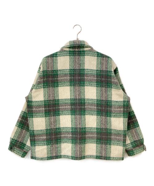 Schott（ショット）Schott (ショット) SHAGGY PLAID SHIRT グリーン サイズ:Lの古着・服飾アイテム