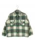 Schott（ショット）の古着「SHAGGY PLAID SHIRT」｜グリーン