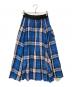 O'NEIL OF DUBLIN (オニールオブダブリン) リネンチェックスカート ブルー サイズ:F：8000円