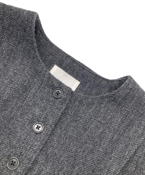 magali（マガリ）magali (マガリ) aranciato別注 メランジウールノーカラータックコート グレー サイズ:FREEの古着・服飾アイテム