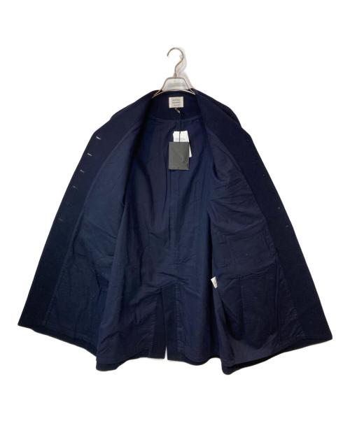 atelier naruse（アトリエナルセ）atelier naruse (アトリエナルセ) melton wool cocoon coat ネイビー サイズ:1の古着・服飾アイテム