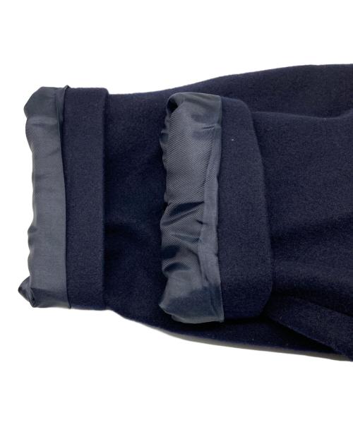 atelier naruse（アトリエナルセ）atelier naruse (アトリエナルセ) melton wool cocoon coat ネイビー サイズ:1の古着・服飾アイテム