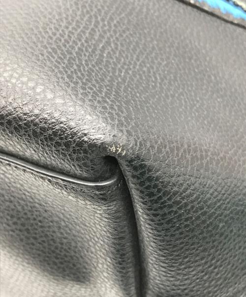 COACH（コーチ）COACH (コーチ) ポリッシュド ペブルレザー ウィズ スーベニア エンブロイダリー マーケットトートバッグ ブラック サイズ:-の古着・服飾アイテム