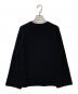 AURALEE (オーラリー) SUPER FINE WOOL RIB KNIT RAGLAN(スーパーファインウール リブニット) ブラック：8000円