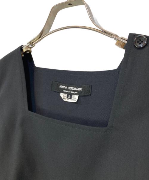 JUNYA WATANABE COMME des GARCONS（(ジュンヤワタナベ コムデギャルソン）JUNYA WATANABE COMME des GARCONS ((ジュンヤワタナベ コムデギャルソン) 20SS ノースリーブ プリーツ ドレス ワンピース ブラック サイズ:Sの古着・服飾アイテム