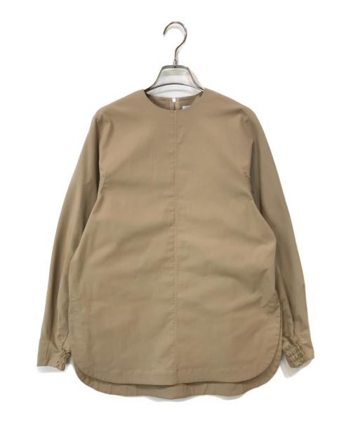 HYKE（ハイク）HYKE (ハイク) TASLAN TWILL TOP ベージュ サイズ:1の古着・服飾アイテム
