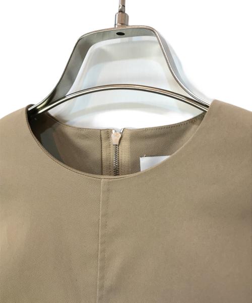 HYKE（ハイク）HYKE (ハイク) TASLAN TWILL TOP ベージュ サイズ:1の古着・服飾アイテム