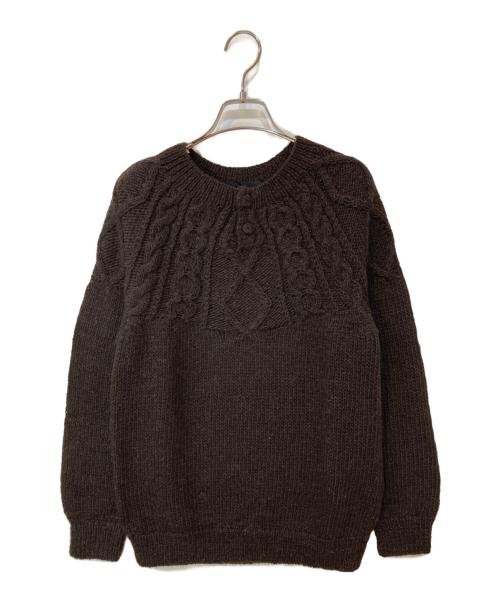tricot COMME des GARCONS（トリココムデギャルソン）tricot COMME des GARCONS (トリココムデギャルソン) アルパカ混ニット ブラウン サイズ:-の古着・服飾アイテム