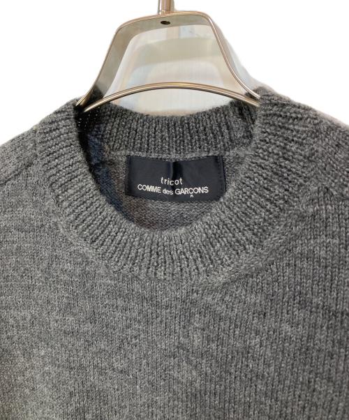tricot COMME des GARCONS（トリココムデギャルソン）tricot COMME des GARCONS (トリココムデギャルソン) ウールニット グレー サイズ:-の古着・服飾アイテム