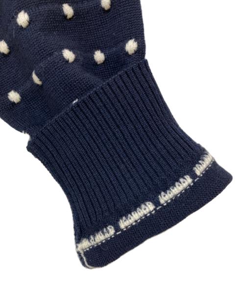 tricot COMME des GARCONS（トリココムデギャルソン）tricot COMME des GARCONS (トリココムデギャルソン) ドット柄ニット ネイビー サイズ:Sの古着・服飾アイテム