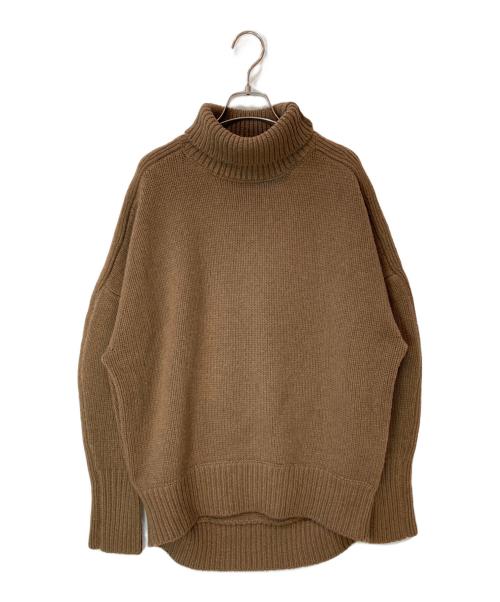 HYKE（ハイク）HYKE (ハイク) TURTLENECK SWEATER(タートルネックセーター) ブラウン サイズ:1の古着・服飾アイテム