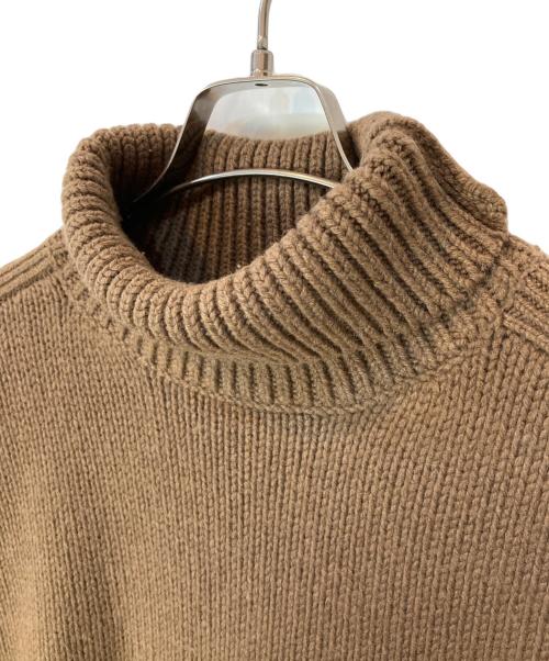 HYKE（ハイク）HYKE (ハイク) TURTLENECK SWEATER(タートルネックセーター) ブラウン サイズ:1の古着・服飾アイテム