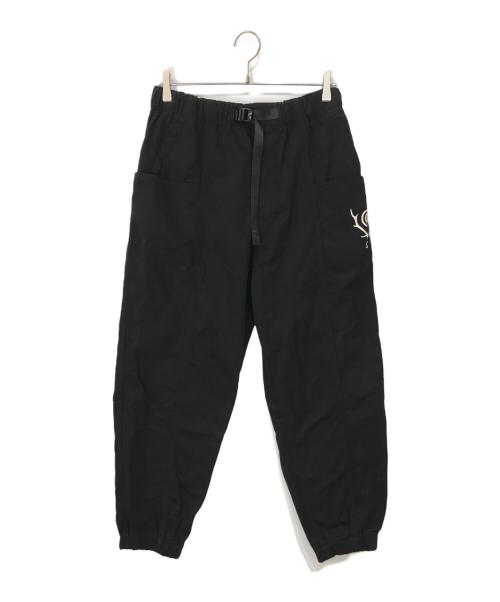 South2 West8（サウスツー ウエストエイト）South2 West8 (サウスツー ウエストエイト) Belted C.S. Pant - Cotton Twill - ブラック サイズ:Sの古着・服飾アイテム