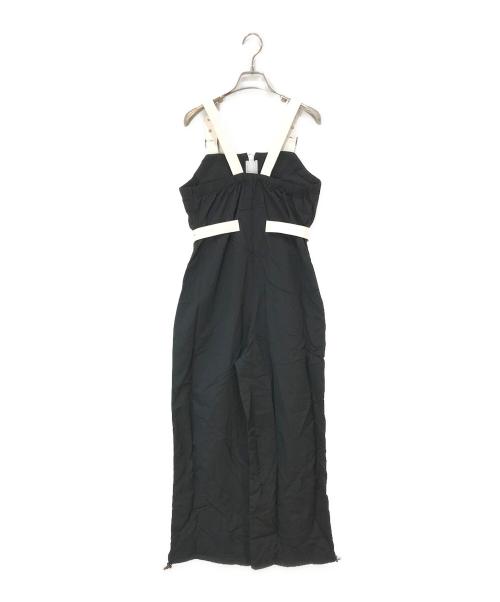 ALENCY（アレンシー）ALENCY (アレンシー) ナイロンオーバーオール ブラック サイズ:ｆの古着・服飾アイテム