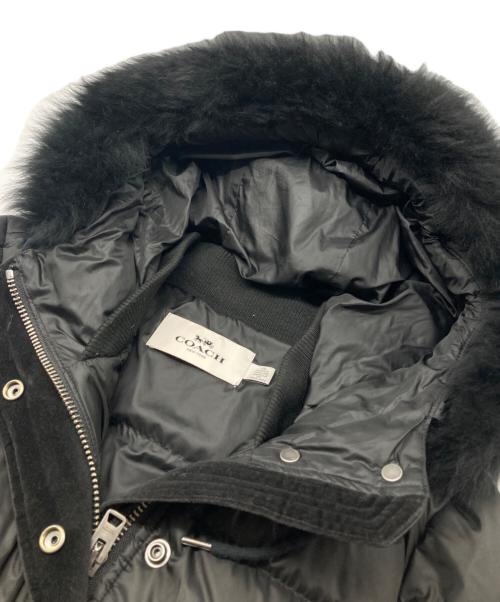 COACH（コーチ）COACH (コーチ) ダウンコート ブラック サイズ:XSの古着・服飾アイテム