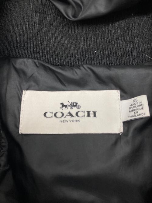 COACH（コーチ）COACH (コーチ) ダウンコート ブラック サイズ:XSの古着・服飾アイテム