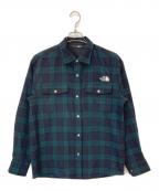 THE NORTH FACEザ ノース フェイス）の古着「Brushwood Wool Shirt(ラッシュウッドウールシャツ)」｜ブラック