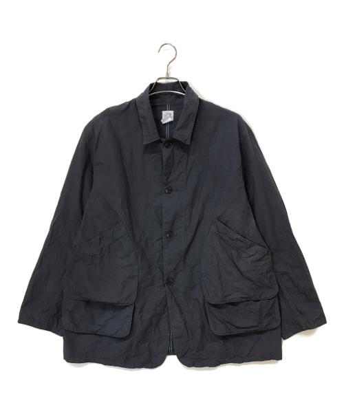 POST O'ALLS（ポストオーバーオールズ）POST O'ALLS (ポストオーバーオールズ) DEE HUNTER 2 micro check ジャケット グレー サイズ:XLの古着・服飾アイテム