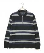 Noahノア）の古着「ハーフジップラガーシャツ」｜グレー