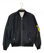 ONE OK ROCKワンオクロック）の古着「MA-1ジャケット」｜ブラック