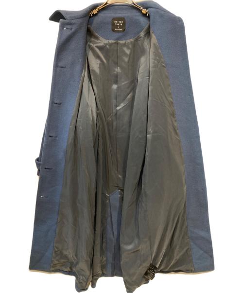 UNITED TOKYO（ユナイテッドトーキョー）UNITED TOKYO (ユナイテッドトーキョー) エクストラウールスタンド2way ステン コート ブルー サイズ:2の古着・服飾アイテム