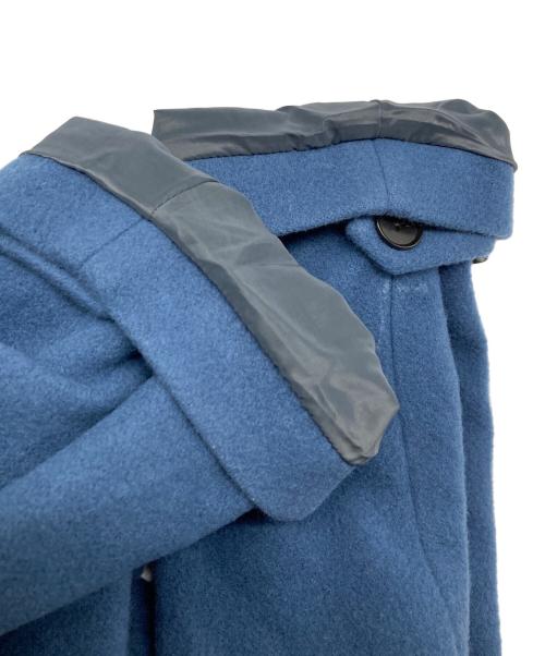 UNITED TOKYO（ユナイテッドトーキョー）UNITED TOKYO (ユナイテッドトーキョー) エクストラウールスタンド2way ステン コート ブルー サイズ:2の古着・服飾アイテム