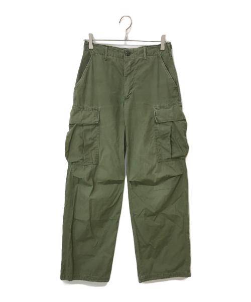 US ARMY（ユーエスアーミー）US ARMY (ユーエスアーミー) Jangle Fatigue Pants グリーン サイズ:REGULAR SMALLの古着・服飾アイテム