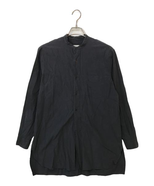 COMOLI（コモリ）COMOLI (コモリ) 21SS BAND COLLAR SHIRT ブラック サイズ:1の古着・服飾アイテム