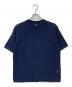 BATONER（バトナ―）の古着「men SUMMER KNIT CREW NECK SHORT SLEEVE」｜ネイビー