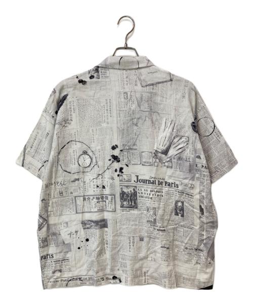 Porter Classic（ポータークラシック）Porter Classic (ポータークラシック) MONSIEUR KURATA COTTON LINEN SHORT SLEEVE SHIRT ホワイト サイズ:Sの古着・服飾アイテム