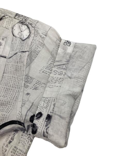 Porter Classic（ポータークラシック）Porter Classic (ポータークラシック) MONSIEUR KURATA COTTON LINEN SHORT SLEEVE SHIRT ホワイト サイズ:Sの古着・服飾アイテム