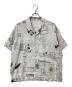 Porter Classic（ポータークラシック）の古着「MONSIEUR KURATA COTTON LINEN SHORT SLEEVE SHIRT」｜ホワイト