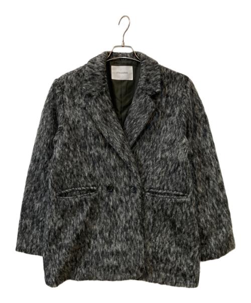 STYLE MIXER（スタイルミキサー）STYLE MIXER (スタイルミキサー) シャギーテーラードジャケット グレー サイズ:Mの古着・服飾アイテム
