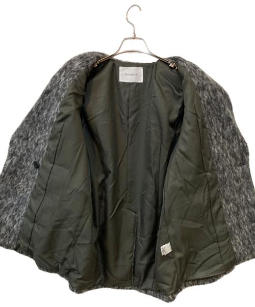 STYLE MIXER（スタイルミキサー）STYLE MIXER (スタイルミキサー) シャギーテーラードジャケット グレー サイズ:Mの古着・服飾アイテム