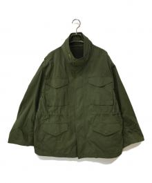1er Arrondissement（プルミエ アロンディスモン）の古着「コットンナイロンミリタリーブルゾン」｜グリーン