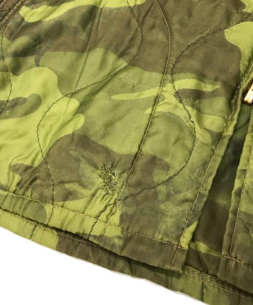 古着ジャケット（フルギジャケット）古着ジャケット (フルギジャケット) QUINHON VIETNAM スーベニア ベトジャン カーキ サイズ:-の古着・服飾アイテム