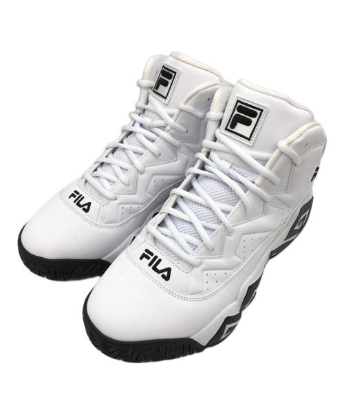 FILA（フィラ）FILA (フィラ) JAMAL MASHBURN 4 ハイカットスニーカー ホワイト サイズ:UK10.0の古着・服飾アイテム