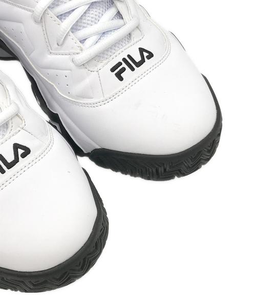 FILA（フィラ）FILA (フィラ) JAMAL MASHBURN 4 ハイカットスニーカー ホワイト サイズ:UK10.0の古着・服飾アイテム