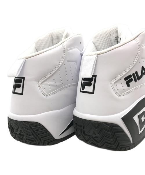 FILA（フィラ）FILA (フィラ) JAMAL MASHBURN 4 ハイカットスニーカー ホワイト サイズ:UK10.0の古着・服飾アイテム