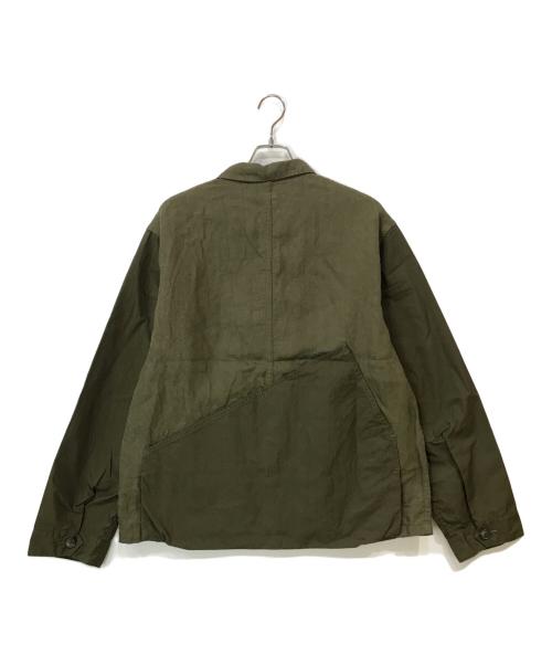 KAPITAL（キャピタル）KAPITAL (キャピタル) リネンチノクロス×ギャバリンゴマンカバーオール カーキ サイズ:5の古着・服飾アイテム