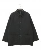 COMOLIコモリ）の古着「25SS ポストワークツイルジャケット」｜ブラック