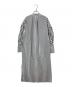 oll (オール) seeline dress ストライプロングシャツワンピース ホワイト×ネイビー サイズ:02：3500円
