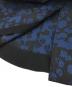 中古・古着 LE CIEL BLEU (ルシェルブルー) Flower Jacquard Dress ブラック×ブルー サイズ:38：6000円