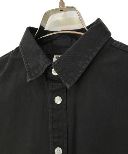 X-GIRL（エックスガール）X-GIRL (エックスガール) FACE L/S 2WAY SHIRT ブラック サイズ:Mの古着・服飾アイテム